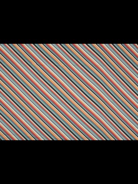 Stretch Cotton Sateen – Orange and Blue Diagonal Stripes – Prajapati’s Gift Print – Mood Exclusive Surya Collection Stretch Cotton Sateen – Orange and Blue Diagonal Stripes – Prajapati’s Gift Print – Mood Exclusive Surya Collection