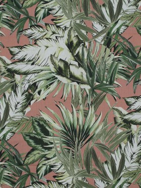 Cotton Voile – Pink and Green Palm Leaves – Triumph of Clarity Print – Mood Exclusive Key Largo Collection Cotton Voile – Pink and Green Palm Leaves – Triumph of Clarity Print – Mood Exclusive Key Largo Collection