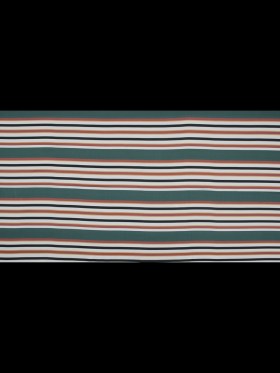 Stretch Cotton Sateen – Green and Brown Stripes – Reverence of Youth Print – Mood Exclusive Key Largo Collection Stretch Cotton Sateen – Green and Brown Stripes – Reverence of Youth Print – Mood Exclusive Key Largo Collection