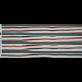 Stretch Cotton Sateen – Green and Brown Stripes – Reverence of Youth Print – Mood Exclusive Key Largo Collection Stretch Cotton Sateen – Green and Brown Stripes – Reverence of Youth Print – Mood Exclusive Key Largo Collection