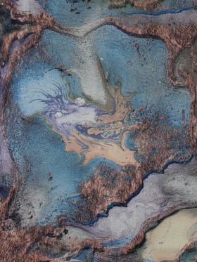 Stretch Cotton Sateen – Blue Abstract – Balance of Peace Print – Mood Exclusive Key Largo Collection Stretch Cotton Sateen – Blue Abstract – Balance of Peace Print – Mood Exclusive Key Largo Collection