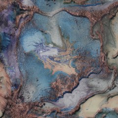 Stretch Cotton Sateen – Blue Abstract – Balance of Peace Print – Mood Exclusive Key Largo Collection Stretch Cotton Sateen – Blue Abstract – Balance of Peace Print – Mood Exclusive Key Largo Collection