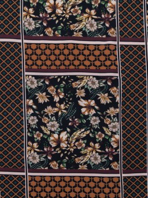 Stretch Polyester Crepe – Lattice Checks and Florals – Cidermaker’s Window Print – Mood Exclusive Harvest Collection Stretch Polyester Crepe – Lattice Checks and Florals – Cidermaker’s Window Print – Mood Exclusive Harvest Collection