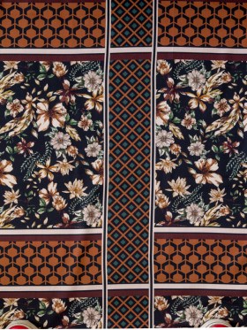 Stretch Cotton Sateen – Lattice Checks and Florals – Cidermaker’s Window Print – Mood Exclusive Harvest Collection Stretch Cotton Sateen – Lattice Checks and Florals – Cidermaker’s Window Print – Mood Exclusive Harvest Collection