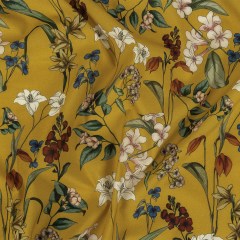 Cotton Voile – Yellow Floral – Mediterranean Dreams Print – Mood Exclusive St. Tropez Collection Cotton Voile – Yellow Floral – Mediterranean Dreams Print – Mood Exclusive St. Tropez Collection