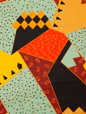 Cotton Voile – Mint, Yellow and Red Geometric – Geometric Playdates Print – Mood Exclusive St. Tropez Collection Cotton Voile – Mint, Yellow and Red Geometric – Geometric Playdates Print – Mood Exclusive St. Tropez Collection