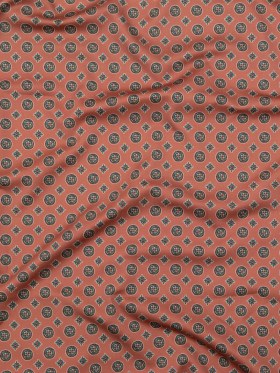 Stretch Cotton Sateen – Rose Taupe Medallions – Peaceful Ease Print – Mood Exclusive Kenko Collection Stretch Cotton Sateen – Rose Taupe Medallions – Peaceful Ease Print – Mood Exclusive Kenko Collection