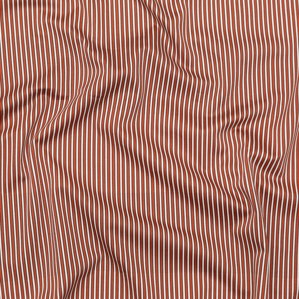 Stretch Cotton Sateen – Red and White Stripes – Evening Draws In Print – Mood Exclusive Kenko Collection Stretch Cotton Sateen – Red and White Stripes – Evening Draws In Print – Mood Exclusive Kenko Collection