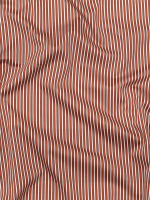 Stretch Cotton Sateen – Red and White Stripes – Evening Draws In Print – Mood Exclusive Kenko Collection Stretch Cotton Sateen – Red and White Stripes – Evening Draws In Print – Mood Exclusive Kenko Collection