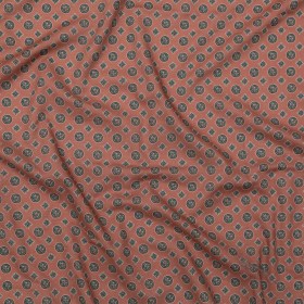 Cotton Voile – Rose Taupe Medallions – Peaceful Ease Print – Mood Exclusive Kenko Collection Cotton Voile – Rose Taupe Medallions – Peaceful Ease Print – Mood Exclusive Kenko Collection