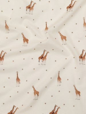 Cotton Voile – White Giraffes and Diamonds – Span of Life Print – Mood Exclusive Kenko Collection Cotton Voile – White Giraffes and Diamonds – Span of Life Print – Mood Exclusive Kenko Collection