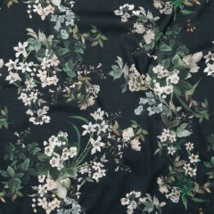 Cotton Voile – Moonless Night Floral – Aesthetic Matters Print – Mood Exclusive Kenko Collection Cotton Voile – Moonless Night Floral – Aesthetic Matters Print – Mood Exclusive Kenko Collection