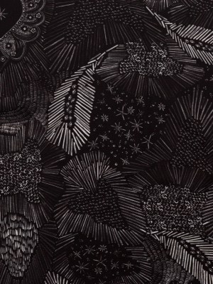 Stretch Polyester Crepe – Black Feathers – Miscellaneous Phenomena Print – Mood Exclusive Crow Collection Stretch Polyester Crepe – Black Feathers – Miscellaneous Phenomena Print – Mood Exclusive Crow Collection