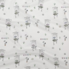 Cotton Voile – White Skeleton Marionettes – My Friend’s Story Print – Mood Exclusive Crow Collection Cotton Voile – White Skeleton Marionettes – My Friend’s Story Print – Mood Exclusive Crow Collection