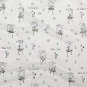 Cotton Voile – White Skeleton Marionettes – My Friend’s Story Print – Mood Exclusive Crow Collection Cotton Voile – White Skeleton Marionettes – My Friend’s Story Print – Mood Exclusive Crow Collection