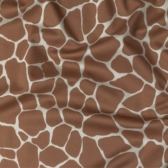 Stretch Cotton Sateen – Brown Giraffe Spots – Amorphous Amalgamation Print – Mood Exclusive Serengeti Collection Stretch Cotton Sateen – Brown Giraffe Spots – Amorphous Amalgamation Print – Mood Exclusive Serengeti Collection