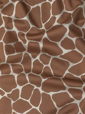 Stretch Cotton Sateen – Brown Giraffe Spots – Amorphous Amalgamation Print – Mood Exclusive Serengeti Collection Stretch Cotton Sateen – Brown Giraffe Spots – Amorphous Amalgamation Print – Mood Exclusive Serengeti Collection