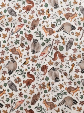 Cotton Voile – White Wildlife and Floral – Hoopoe Hoopla Print – Mood Exclusive Serengeti Collection Cotton Voile – White Wildlife and Floral – Hoopoe Hoopla Print – Mood Exclusive Serengeti Collection