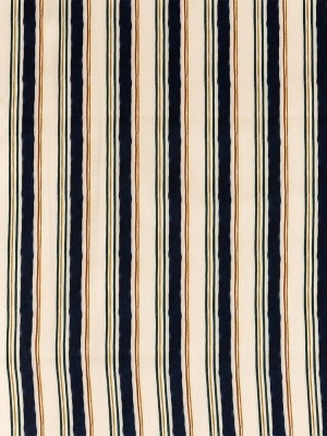 Stretch Cotton Sateen – Natural and Navy Stripes – Linear Transcendence Print – Mood Exclusive Tumunyana Collection Stretch Cotton Sateen – Natural and Navy Stripes – Linear Transcendence Print – Mood Exclusive Tumunyana Collection