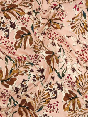 Rayon Challis – Pink Floral – Primavera Print – Mood Exclusive Viso Collection Rayon Challis – Pink Floral – Primavera Print – Mood Exclusive Viso Collection