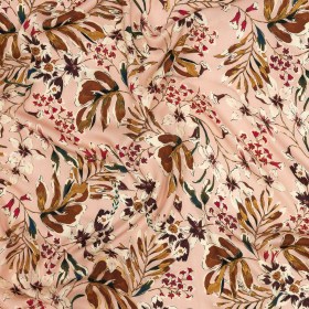 Rayon Challis – Pink Floral – Primavera Print – Mood Exclusive Viso Collection Rayon Challis – Pink Floral – Primavera Print – Mood Exclusive Viso Collection