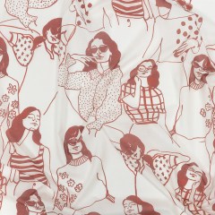 Cotton Voile – Pink and White Women – Cameo Print – Mood Exclusive Viso Collection Cotton Voile – Pink and White Women – Cameo Print – Mood Exclusive Viso Collection