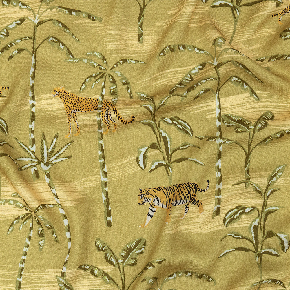 Rayon Challis – Palm Trees and Big Cats – Cerrado Print – Mood Exclusive Rio Collection Rayon Challis – Palm Trees and Big Cats – Cerrado Print – Mood Exclusive Rio Collection