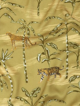 Rayon Challis – Palm Trees and Big Cats – Cerrado Print – Mood Exclusive Rio Collection Rayon Challis – Palm Trees and Big Cats – Cerrado Print – Mood Exclusive Rio Collection