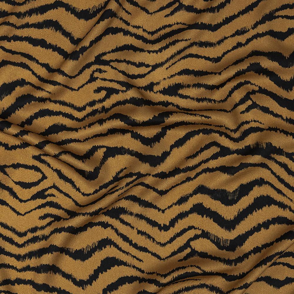 Rayon Challis – Orange Tiger Stripes – Genus Panthera Print – Mood Exclusive Rio Collection Rayon Challis – Orange Tiger Stripes – Genus Panthera Print – Mood Exclusive Rio Collection