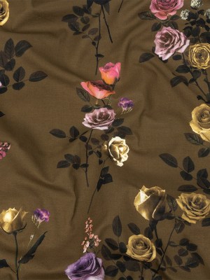 Cotton Voile – Olive Floral – Rosa da Selva Print – Mood Exclusive Rio Collection Cotton Voile – Olive Floral – Rosa da Selva Print – Mood Exclusive Rio Collection