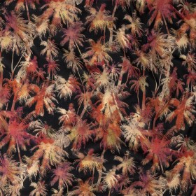Cotton Voile – Black and Pink Palm Trees – Pindorama Print – Mood Exclusive Rio Collection Cotton Voile – Black and Pink Palm Trees – Pindorama Print – Mood Exclusive Rio Collection