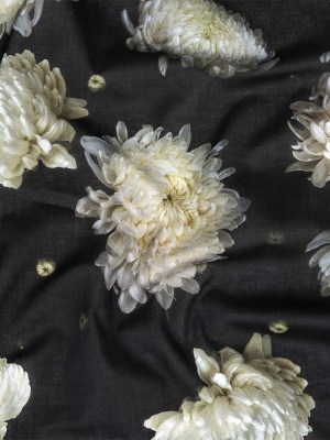Cotton Voile – Pale Yellow and Black Floral – Maiden’s Melancholy Print – Mood Exclusive Twilight Collection Cotton Voile – Pale Yellow and Black Floral – Maiden’s Melancholy Print – Mood Exclusive Twilight Collection