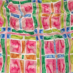 Rayon Challis – Rainbow Watercolor Plaid – Jujube Jubilee Print – Mood Exclusive Sugar Collection Rayon Challis – Rainbow Watercolor Plaid – Jujube Jubilee Print – Mood Exclusive Sugar Collection