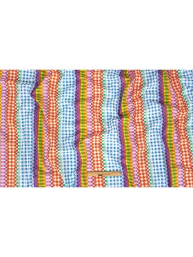 Cotton Voile – Rainbow Checkers – Picnic Patisserie Print – Mood Exclusive Sugar Collection Cotton Voile – Rainbow Checkers – Picnic Patisserie Print – Mood Exclusive Sugar Collection