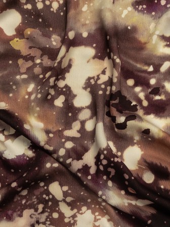 Rayon Challis – Purple Abstract Splatters – L’Amour en Feu Print – Mood Exclusive Wisteria Collection Rayon Challis – Purple Abstract Splatters – L’Amour en Feu Print – Mood Exclusive Wisteria Collection