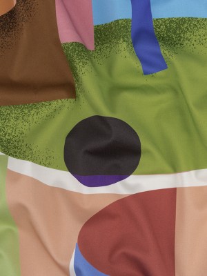 Stretch Cotton Sateen – Multicolor Abstract – Wide Open Spaces Print – Mood Exclusive Wisteria Collection Stretch Cotton Sateen – Multicolor Abstract – Wide Open Spaces Print – Mood Exclusive Wisteria Collection