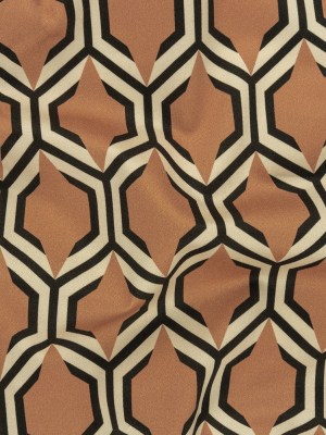 Stretch Cotton Sateen – Warm Tan Honeycomb Geometric – Sweet as Honey Print – Mood Exclusive Wisteria Collection Stretch Cotton Sateen – Warm Tan Honeycomb Geometric – Sweet as Honey Print – Mood Exclusive Wisteria Collection