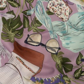 Cotton Voile – Lavender Clothes and Plants – Morning Memory Print – Mood Exclusive Wisteria Collection Cotton Voile – Lavender Clothes and Plants – Morning Memory Print – Mood Exclusive Wisteria Collection