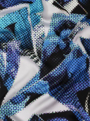 Rayon Challis – Blue Abstract – Tangled Up in Blue Print – Mood Exclusive Indigo Collection Rayon Challis – Blue Abstract – Tangled Up in Blue Print – Mood Exclusive Indigo Collection