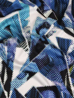 Stretch Cotton Sateen – Blue Abstract – Tangled Up in Blue Print – Mood Exclusive Indigo Collection Stretch Cotton Sateen – Blue Abstract – Tangled Up in Blue Print – Mood Exclusive Indigo Collection