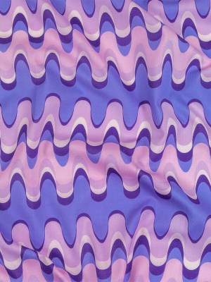 Cotton Voile – Purple and Blue Bubbly Zig Zags – Blue Jay Waves Print – Mood Exclusive Indigo Collection Cotton Voile – Purple and Blue Bubbly Zig Zags – Blue Jay Waves Print – Mood Exclusive Indigo Collection