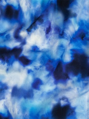 Linen and Rayon Woven – Blue Tie Dye – High Tide Print – Mood Exclusive Indigo Collection Linen and Rayon Woven – Blue Tie Dye – High Tide Print – Mood Exclusive Indigo Collection