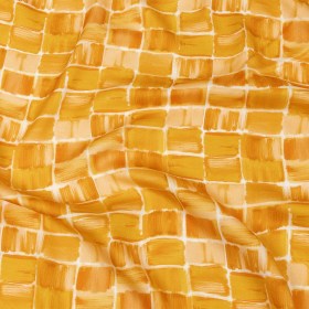 Rayon Challis – Yellow Painted Squares – Swatch Me Print – Mood Exclusive Citrus Collection Rayon Challis – Yellow Painted Squares – Swatch Me Print – Mood Exclusive Citrus Collection