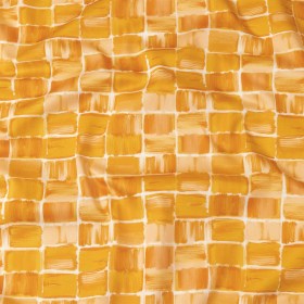 Stretch Cotton Sateen – Yellow Painted Squares – Swatch Me Print – Mood Exclusive Citrus Collection Stretch Cotton Sateen – Yellow Painted Squares – Swatch Me Print – Mood Exclusive Citrus Collection