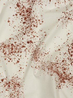 Stretch Cotton Poplin – Blood Splatters – Rue Morgue Print – Mood Exclusive Nevermore Collection Stretch Cotton Poplin – Blood Splatters – Rue Morgue Print – Mood Exclusive Nevermore Collection