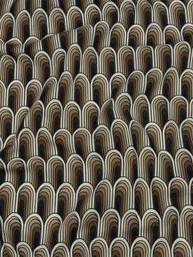 Stretch Cotton Poplin – Beige Archways – Silver Run Print – Mood Exclusive Abandoned Collection Stretch Cotton Poplin – Beige Archways – Silver Run Print – Mood Exclusive Abandoned Collection