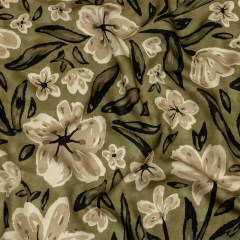 Rayon Challis – Light Green Painterly Floral – Green Wildflower Walk Print – Mood Exclusive Rockland Collection Rayon Challis – Light Green Painterly Floral – Green Wildflower Walk Print – Mood Exclusive Rockland Collection