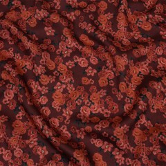 Rayon Challis – Red Floral – Rose Garden Romance Print – Mood Exclusive Rockland Collection Rayon Challis – Red Floral – Rose Garden Romance Print – Mood Exclusive Rockland Collection