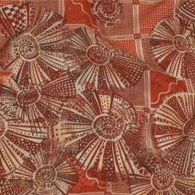 Cotton Voile – Red and White Shells on Plaid – Weekend Wandering Print – Mood Exclusive Rockland Collection Cotton Voile – Red and White Shells on Plaid – Weekend Wandering Print – Mood Exclusive Rockland Collection