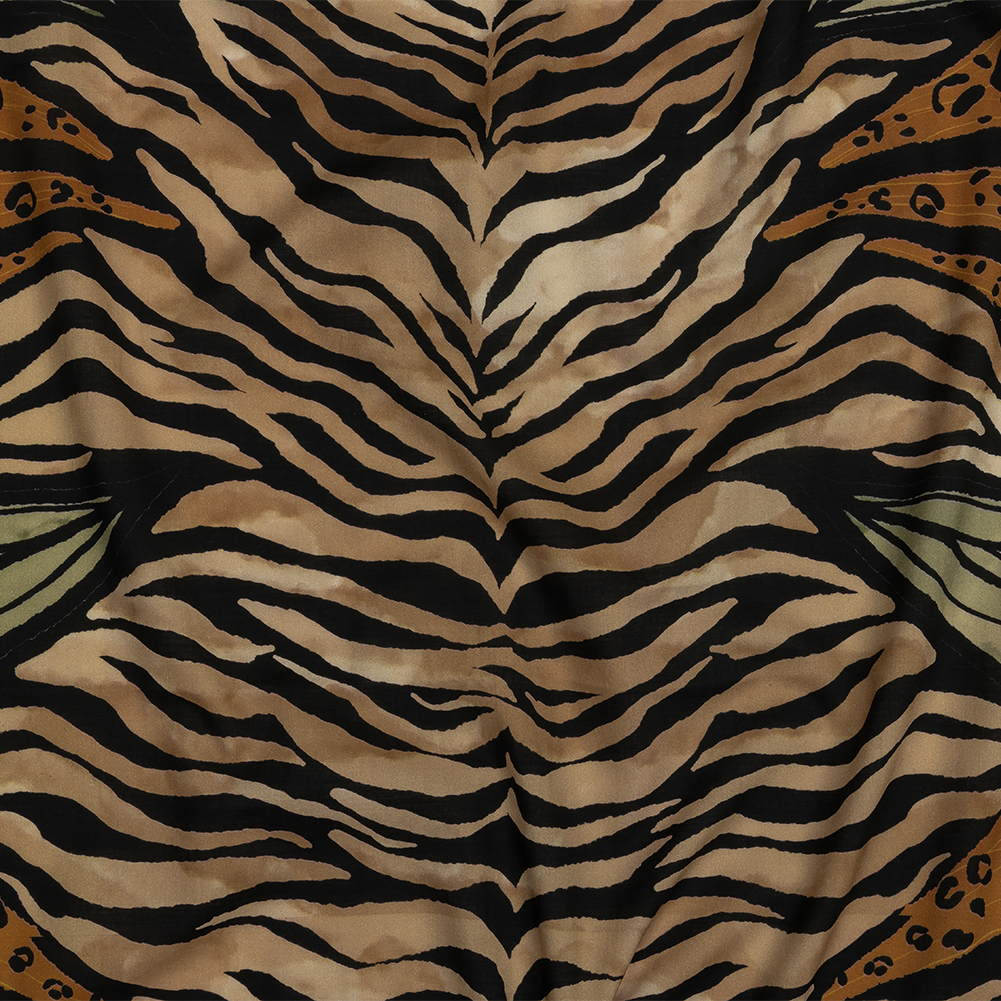 Cotton Voile – Beige and Black Wings and Tiger Stripes – Wild Wonders Print – Mood Exclusive Rockland Collection Cotton Voile – Beige and Black Wings and Tiger Stripes – Wild Wonders Print – Mood Exclusive Rockland Collection